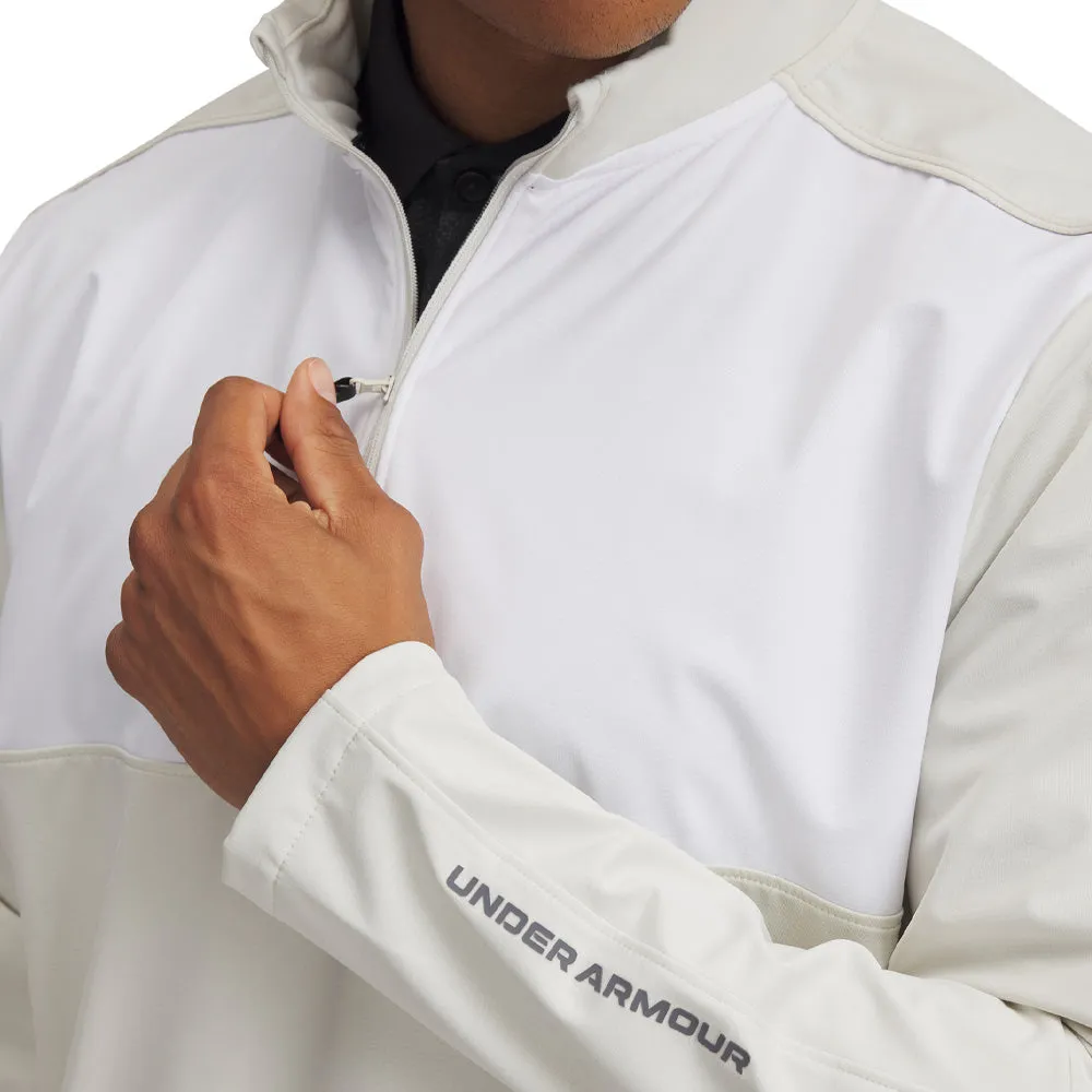Under Armour Drive Wind Half Zip Pullover - Summit White/White/Castlerock Christmas Eve Sale