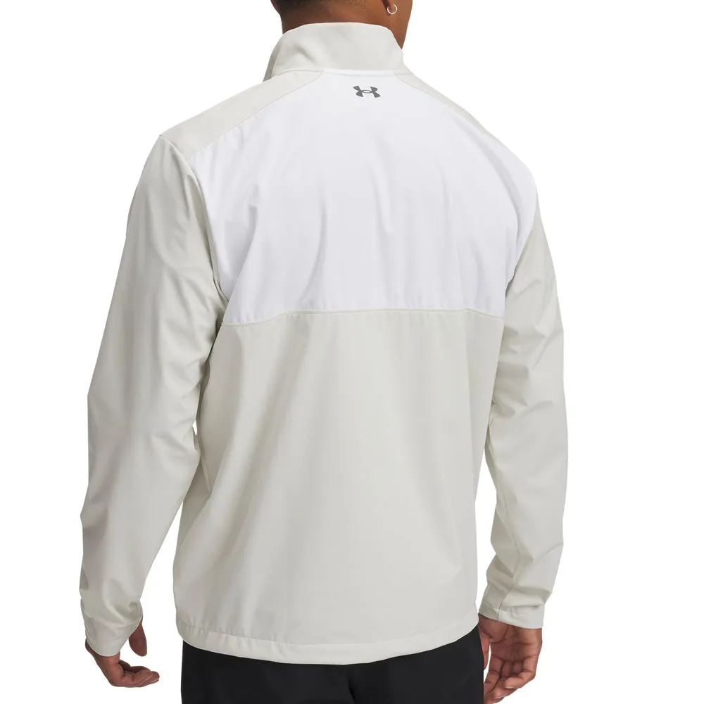 Under Armour Drive Wind Half Zip Pullover - Summit White/White/Castlerock Big Savings Own the Streets
