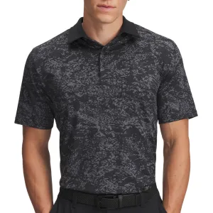 Black Friday Exclusive All Eyes on You Under Armour Playoff 3.0 Printed Polo Shirt - Black/Castlerock/Black