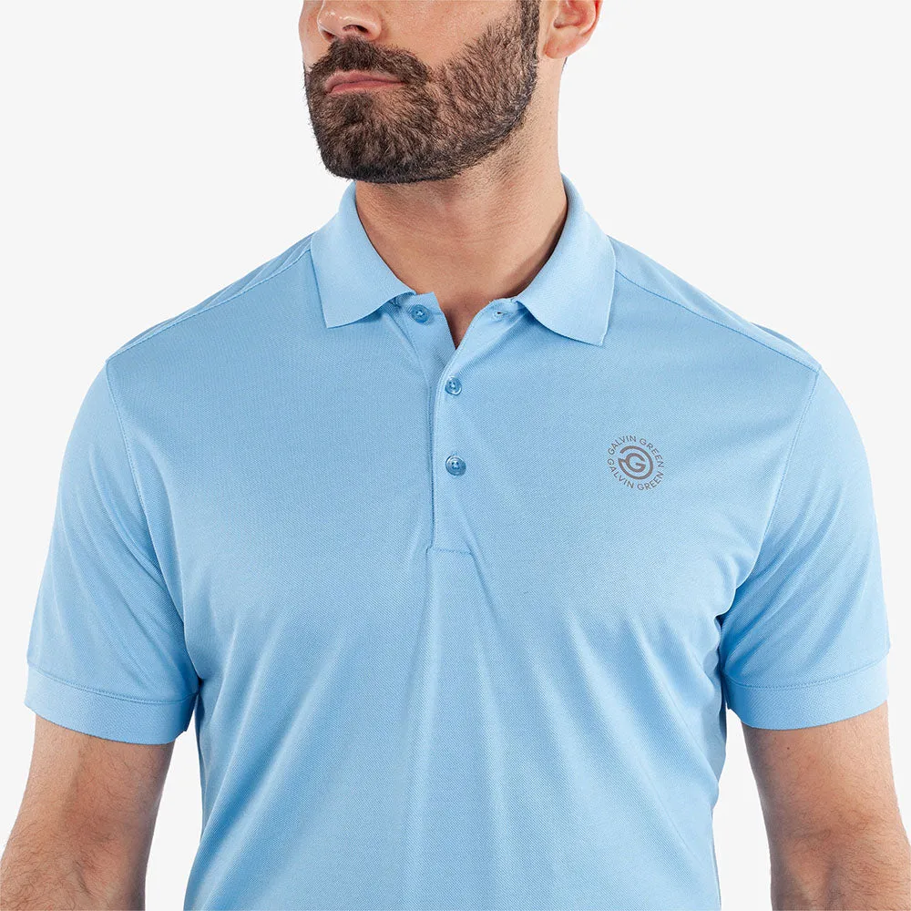 New Year's Eve Sale Labor Day Sale Galvin Green Maximilian Polo Shirt - Alaskan Blue