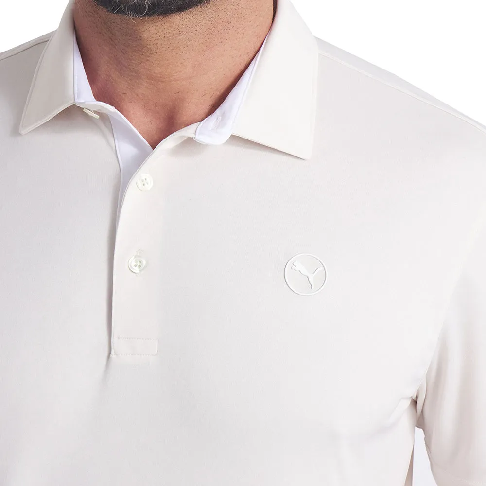 Own the Moment Rise Every Time Puma Pure 2.0 Polo Shirt - Alpine Snow