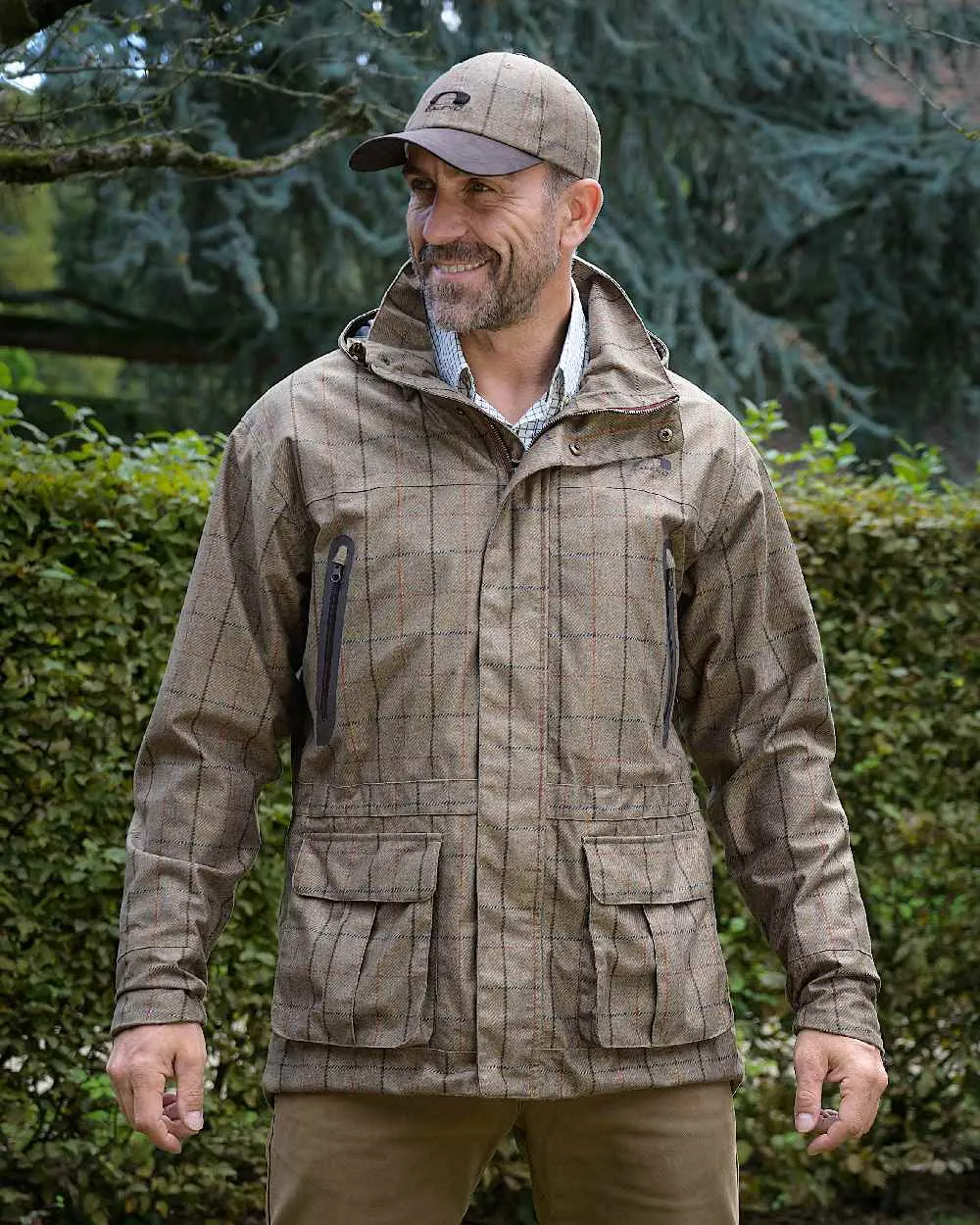Baleno Edward Printed Tweed Cap Baleno Waterproof Hats