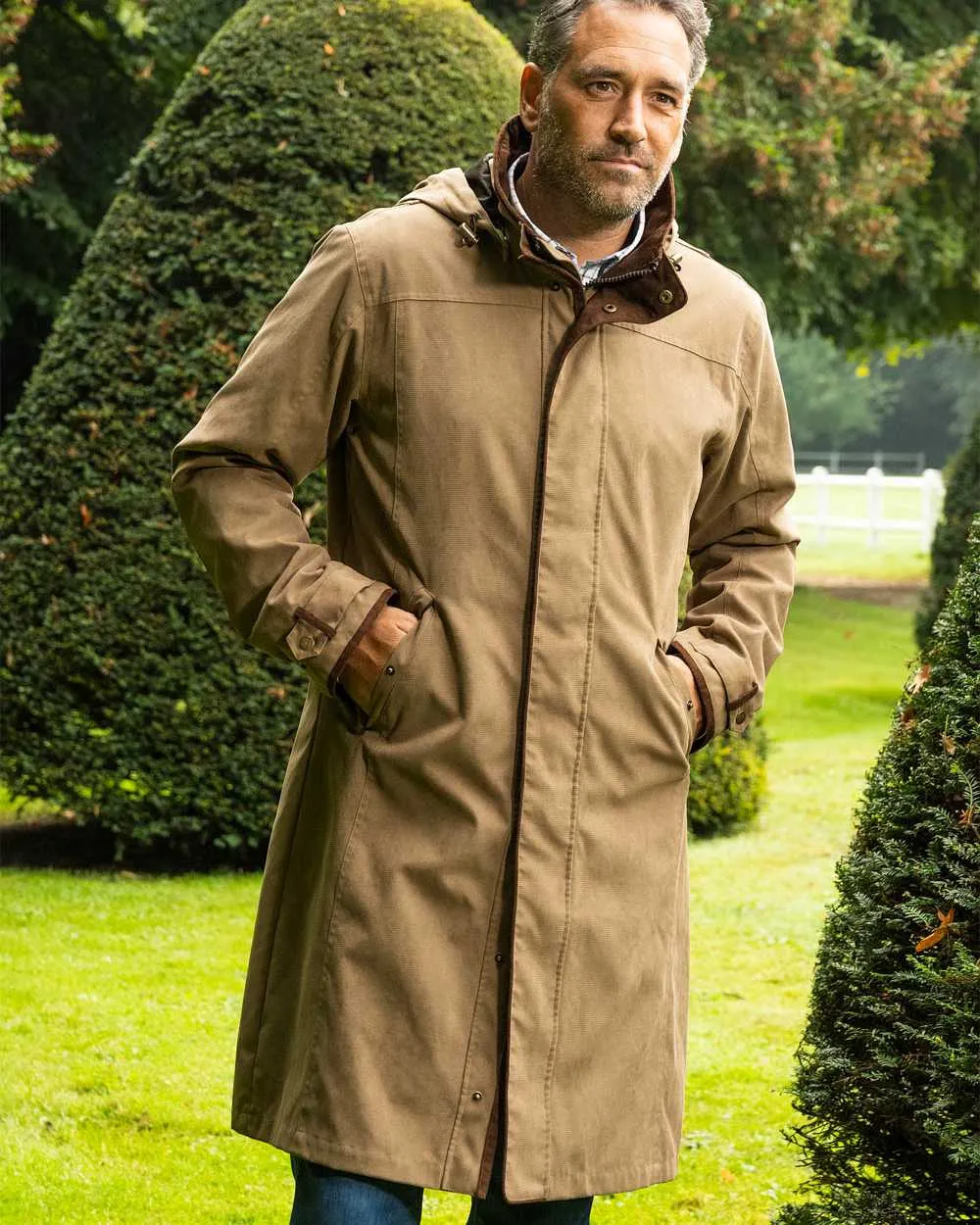 Baleno Mens Cameron Country Coat Long Waterproof Coats