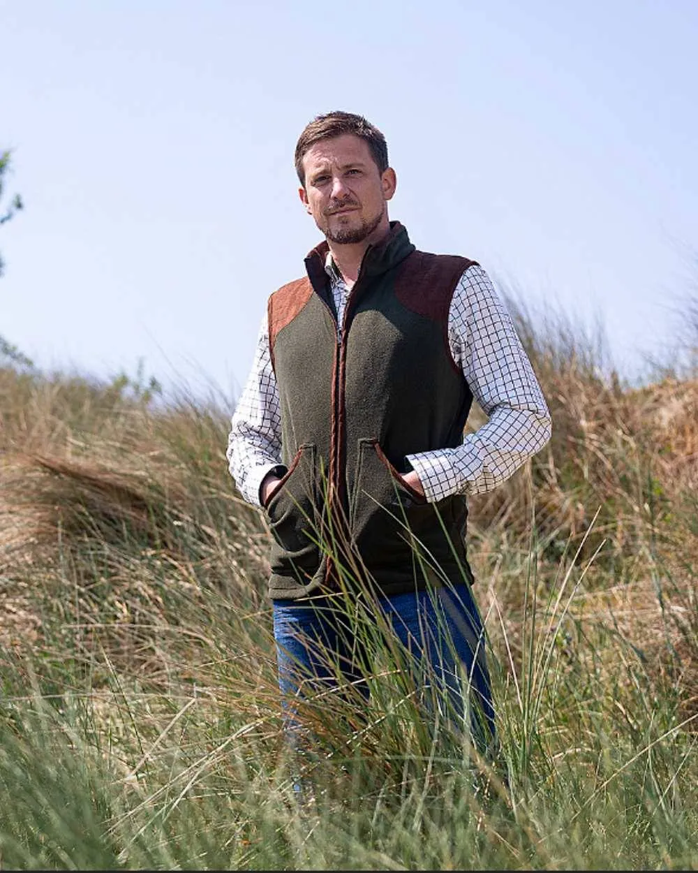 Baleno Newington Fleece Gilet Tattersall Dress Shirts