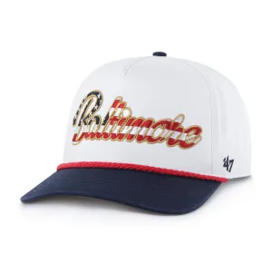 BALTIMORE ORIOLES PATRIOTIC OVERHAND 