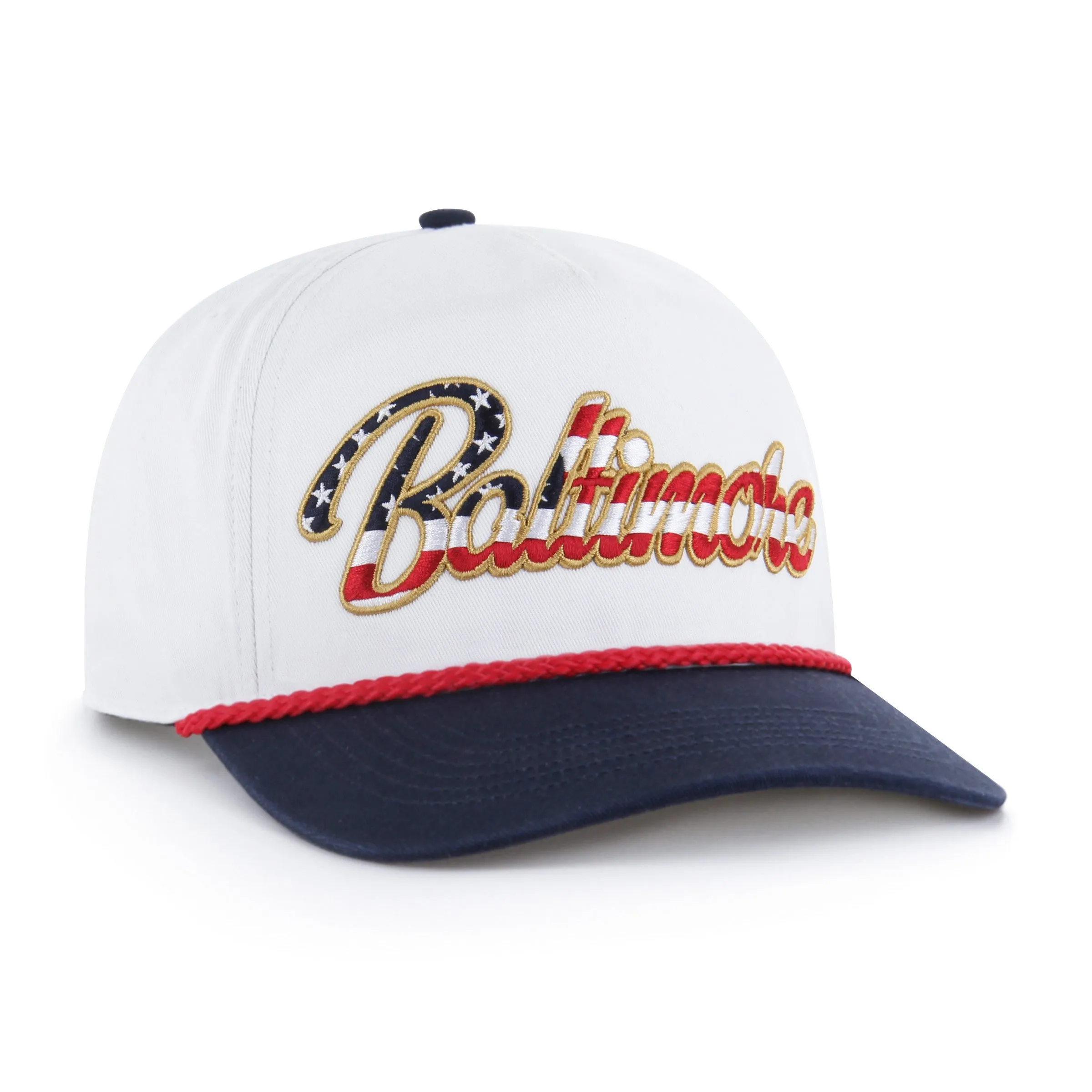 BALTIMORE ORIOLES PATRIOTIC OVERHAND 