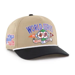 BALTIMORE ORIOLES VS. PHILADELPHIA PHILLIES DUELING WORLD SERIES RIVALRY 