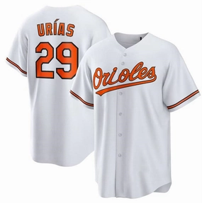 Baltimore Orioles #29 Ram?3n Ur?-as White Authentic Player Jersey Baseball Jerseys