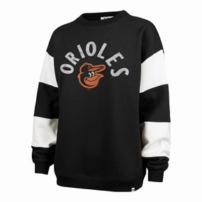 BALTIMORE ORIOLES EEPHUS '47 BARRED CREW WOMENS