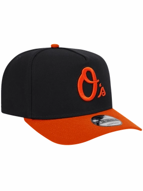 Baltimore Orioles New Era MLB Alt 2T Pre-Curved 9FIFTY A-Frame Snapback Hat - Black