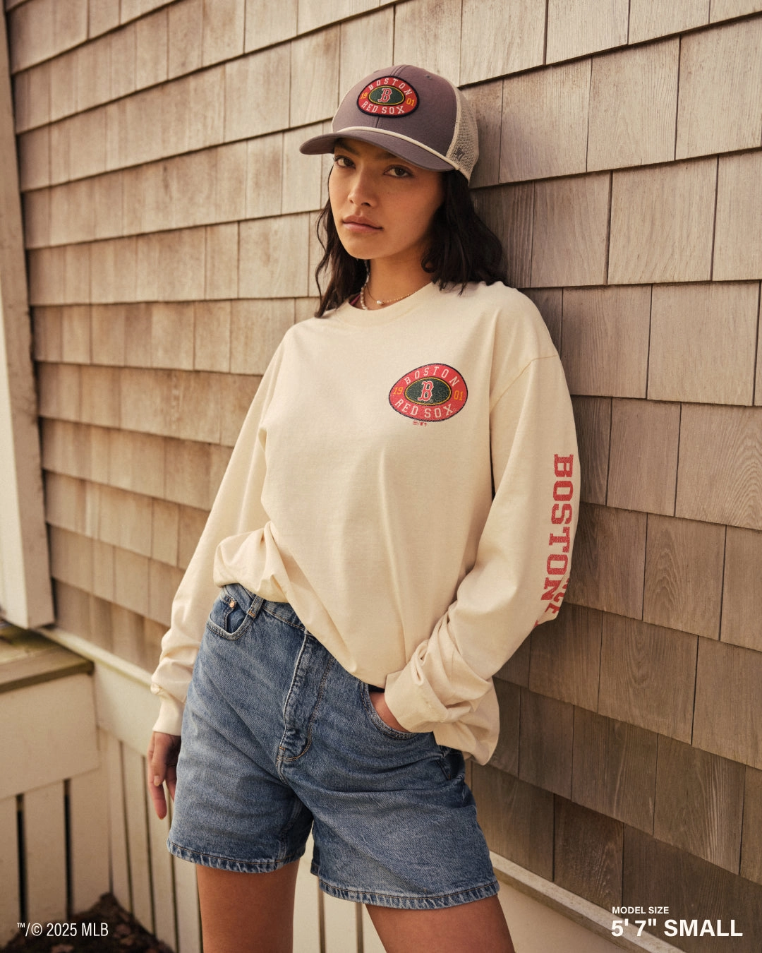 BALTIMORE ORIOLES TIDE SWEEP MONTAUK '47 FOUNDATION LONG SLEEVE TEE