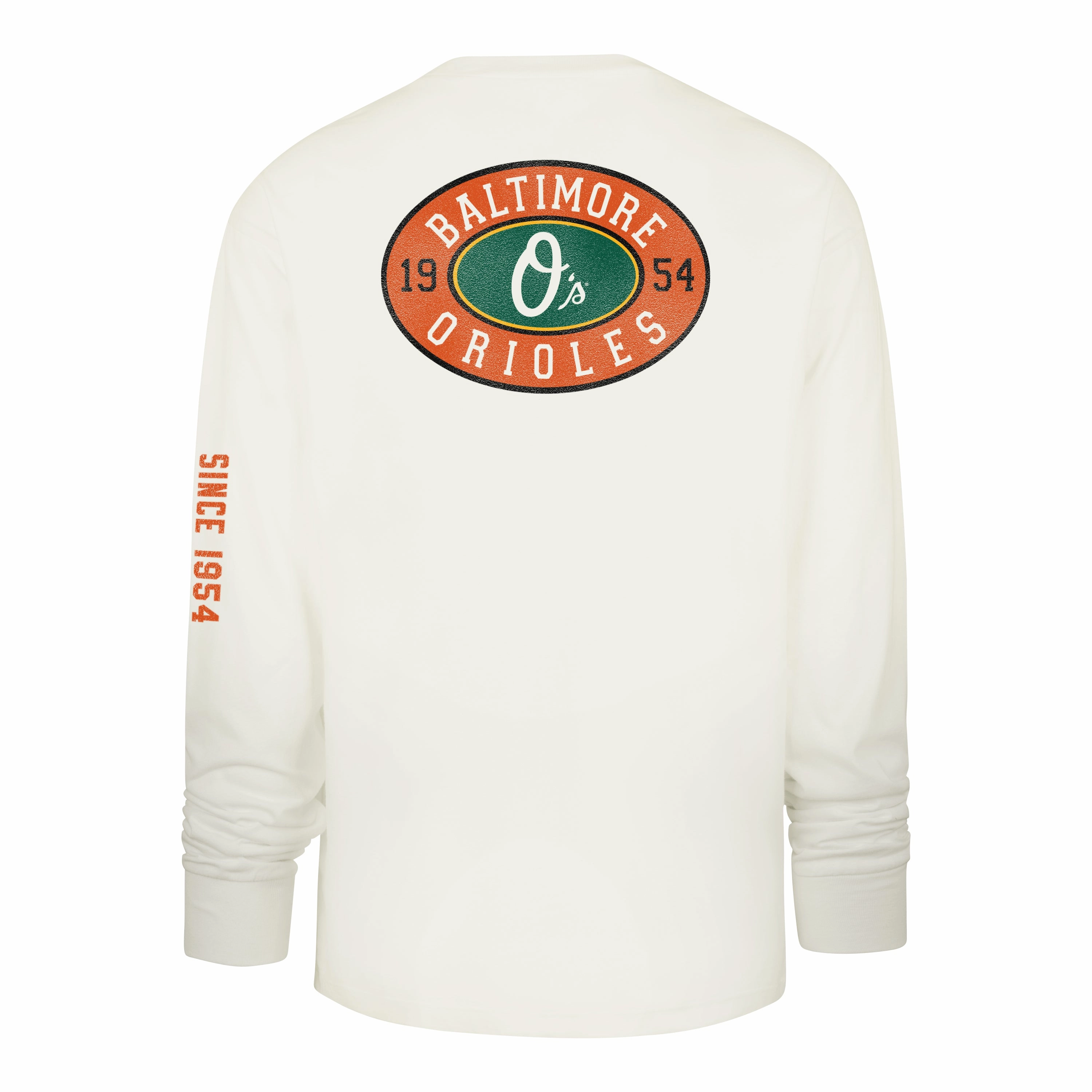 BALTIMORE ORIOLES TIDE SWEEP MONTAUK '47 FOUNDATION LONG SLEEVE TEE