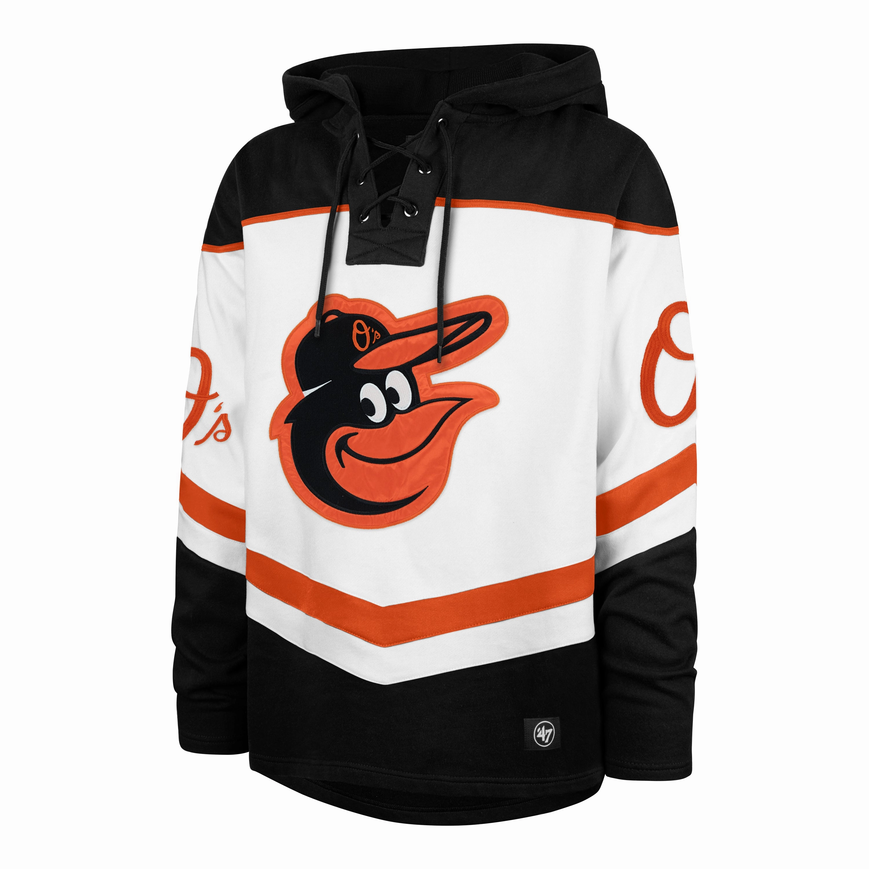 BALTIMORE ORIOLES TRI SATIN LAYUP '47 LACER