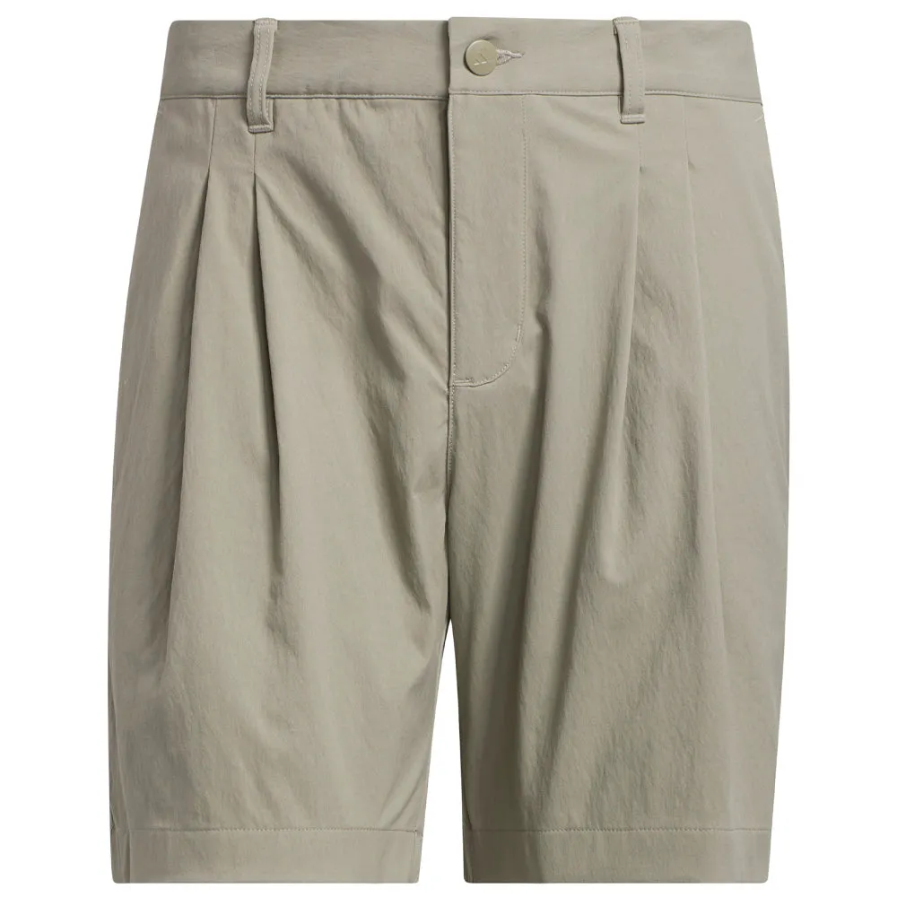 Clearance Sale Adidas Go-To Pleated 7-Inch Short - Putty Beige