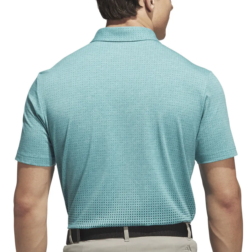 Black Friday Deal Black Friday Exclusive Adidas Go-To Rise Print Polo Shirt - Pure Teal
