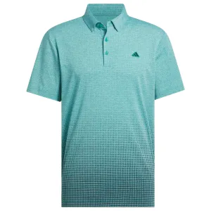 Power Every Step Adidas Go-To Rise Print Polo Shirt - Pure Teal