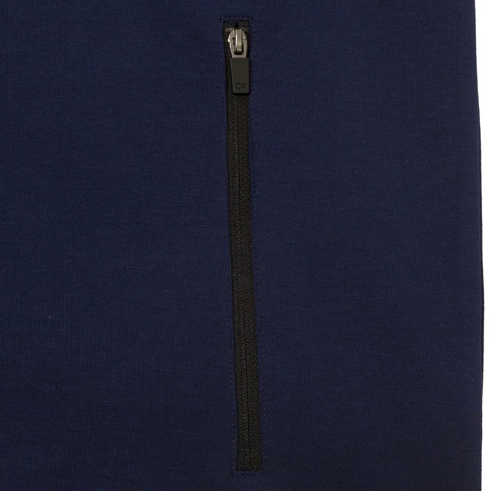 Calvin Klein Kent Hooded 1/2-Zip Pullover - Peacoat Confidence Starts Here
