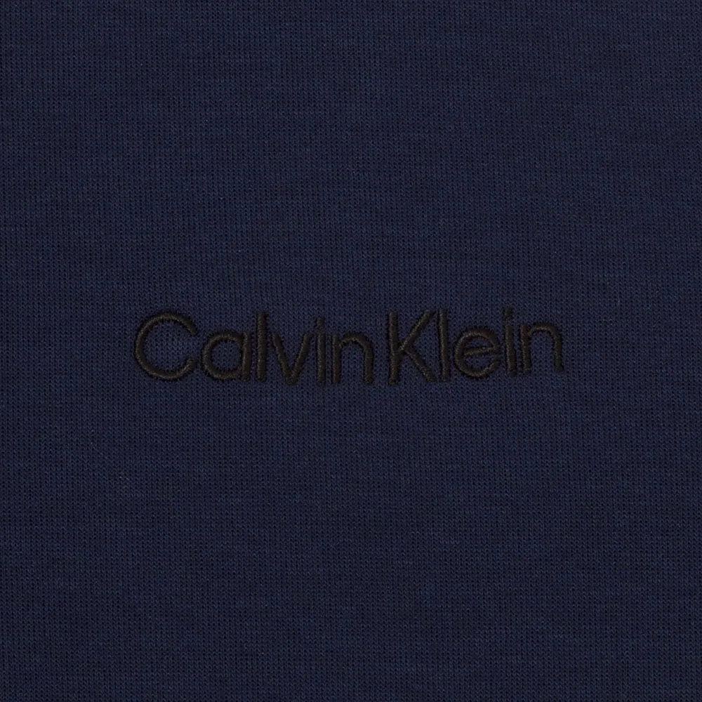 Walk with Purpose Feel the Energy Calvin Klein Kent Hooded 1/2-Zip Pullover - Peacoat