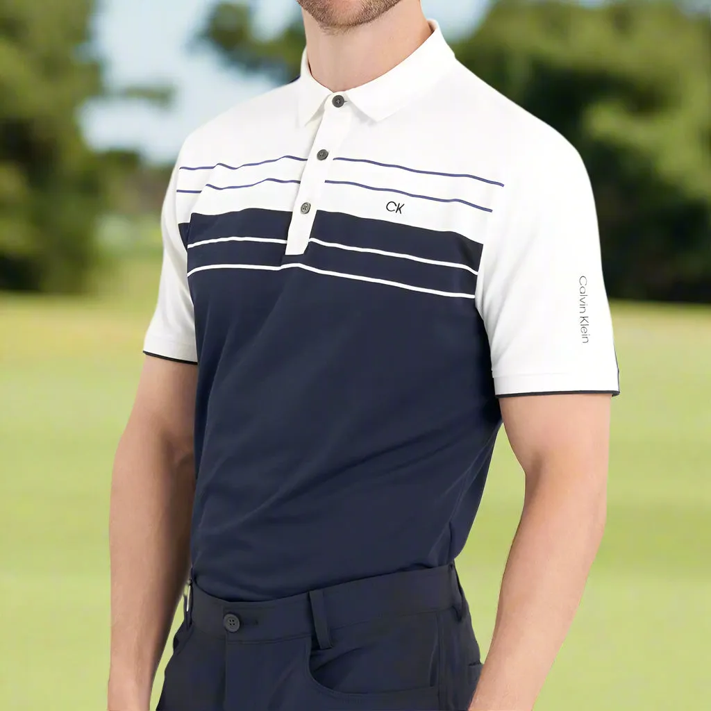 Calvin Klein Pinebrook Polo Shirt - Navy Define Your Own Way Made to Move
