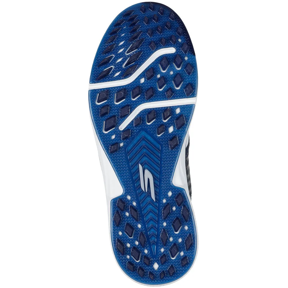 Skechers Go Golf Prestige Ladies Spikeless Waterproof Shoes - White/Navy Clearance Sale