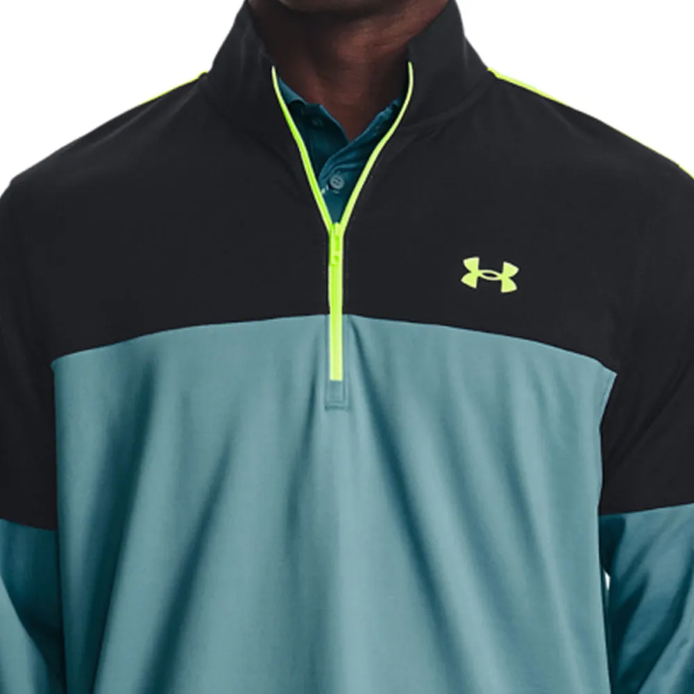 No Limits, Just Style Built for the Bold Under Armour Storm Midlayer 1/2 Zip Pullover - Still Water/Black