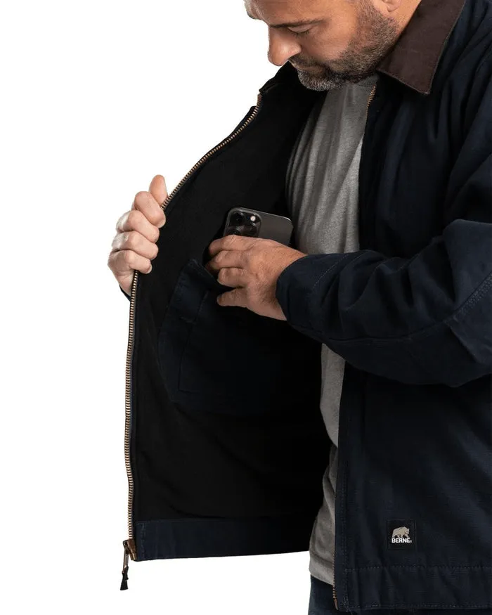 Stay in Motion Gear Up and Go Berne - Men'S Highland Washed Gasoline Jacket