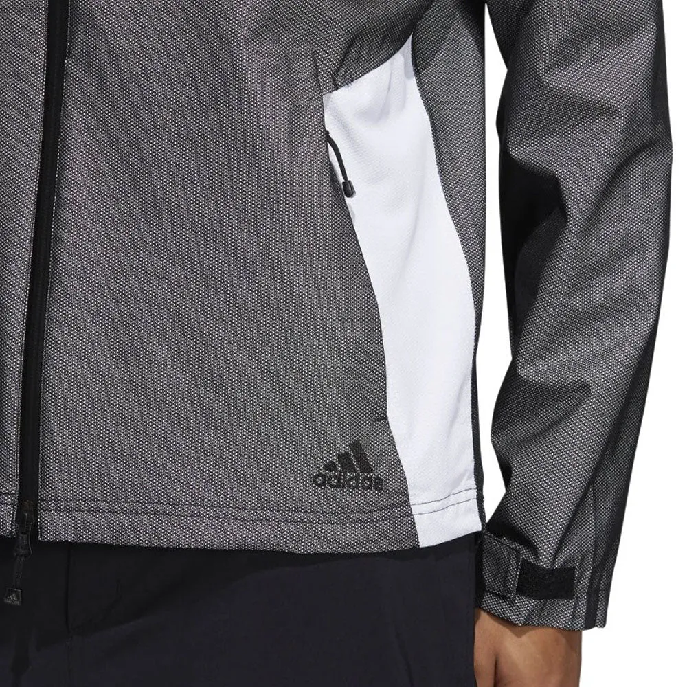 Gear Up and Go Adidas Rain.Rdy Waterproof Jacket - Black