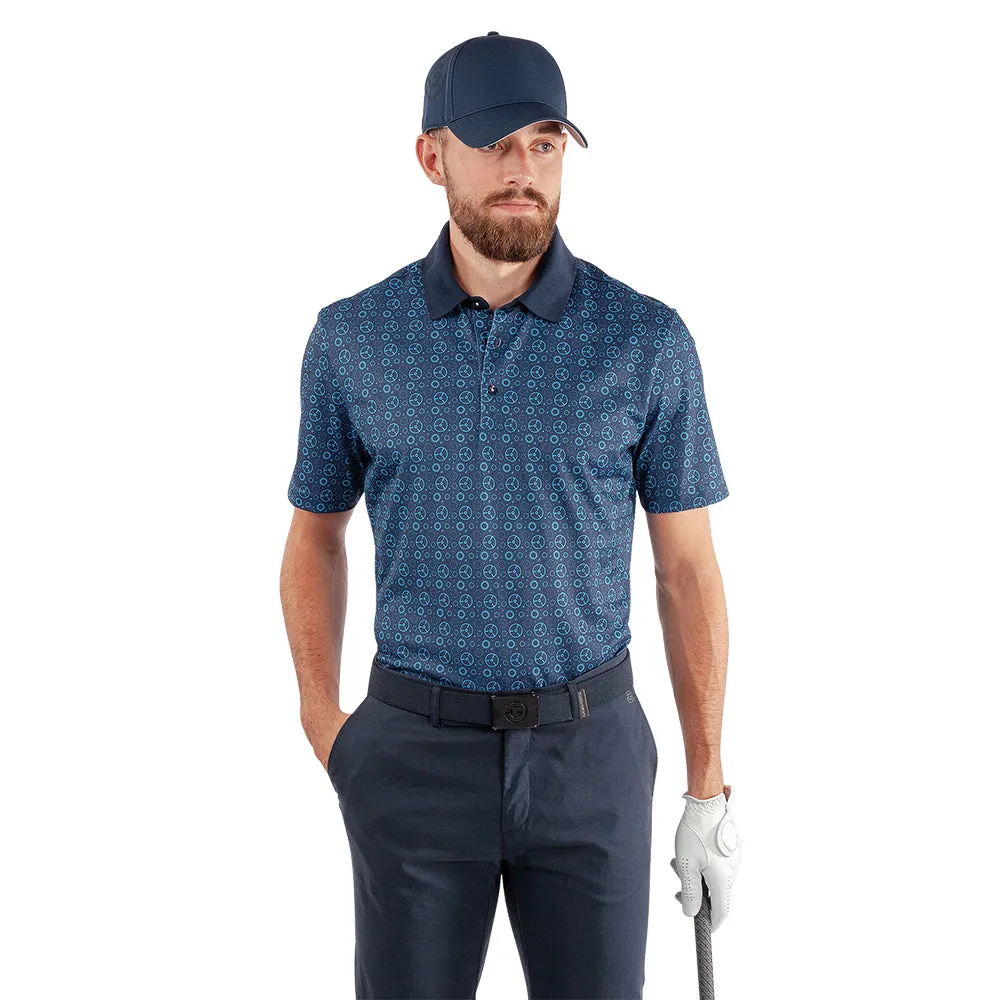 Galvin Green Miracle Polo Shirt - Aqua/Navy Exclusive Deal Budget Friendly
