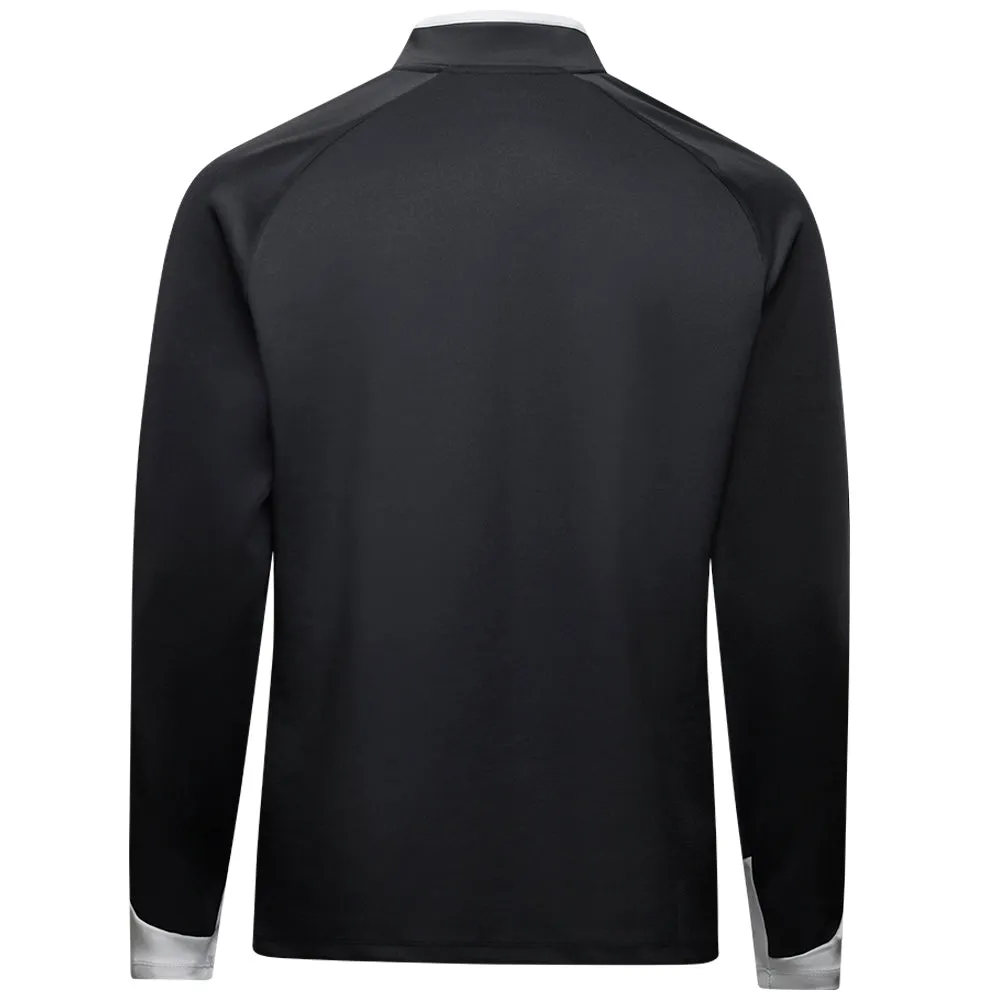 Steal Mizuno V Stripe 1/4 Zip Pullover - Black