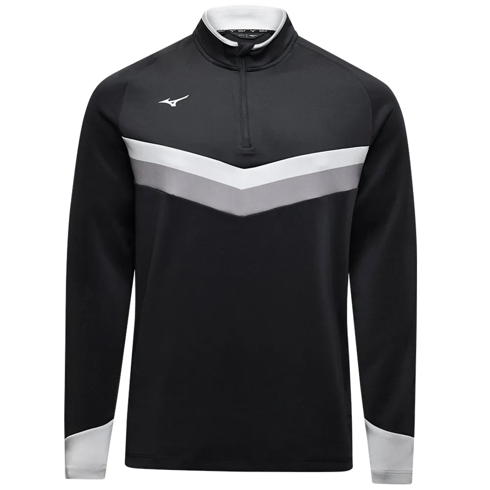 Performance Unleashed Mizuno V Stripe 1/4 Zip Pullover - Black