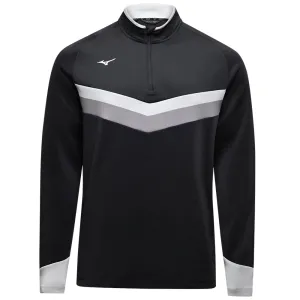 Performance Unleashed Mizuno V Stripe 1/4 Zip Pullover - Black