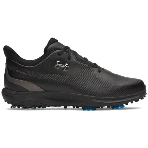 Economical Biggest Sale of the Year Under Armour Drive Fade Spiked Waterproof Shoes - Black/Metallic Silver