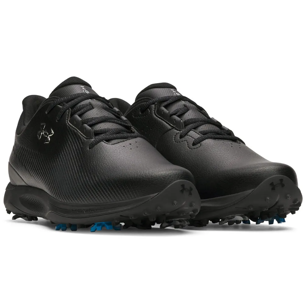 Under Armour Drive Fade Spiked Waterproof Shoes - Black/Metallic Silver Step into the Beat