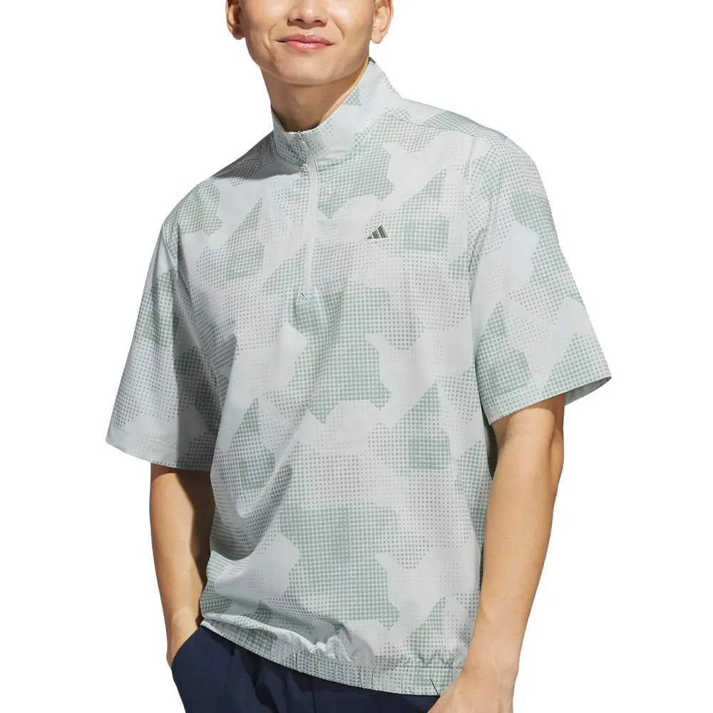 Adidas Go-To Dwr Short Sleeve 1/2 Zip Pullover - Wonder Silver Walk with Power Redefine Classic