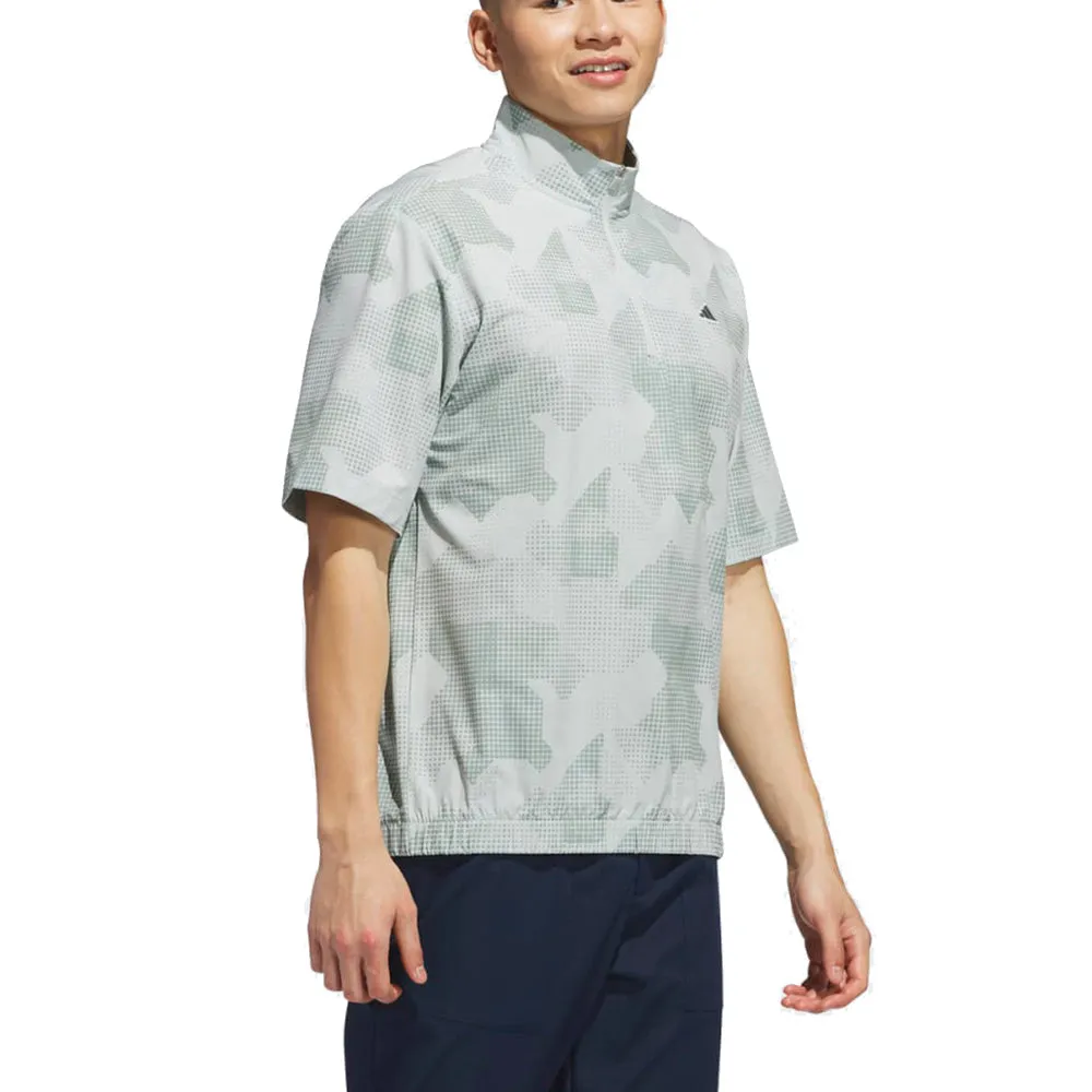 Made to Move No Limits, Just Style Adidas Go-To Dwr Short Sleeve 1/2 Zip Pullover - Wonder Silver