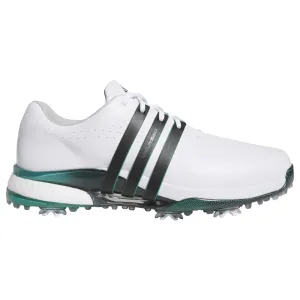 Adidas Tour360 24 Spiked Waterproof Shoes - Ftwr White/Core Black/Aurora Ivy Loud Looks, Smooth Moves Biggest Sale of the Year