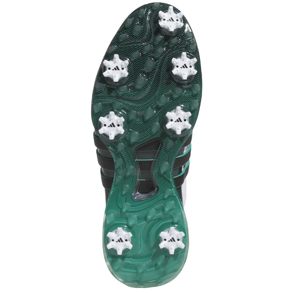 Adidas Tour360 24 Spiked Waterproof Shoes - Ftwr White/Core Black/Aurora Ivy Bring the Heat Hit Your Next Level