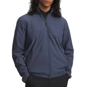 Winter Sale Under Armour Drive Pro Full Zip Pullover - Downpour Gray/Black