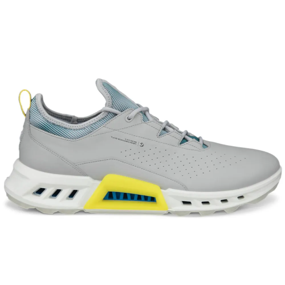 Ecco Biom C4 Gore-Tex Spikeless Waterproof Shoes - Concrete/Baygreen Walk with Power Made to Move