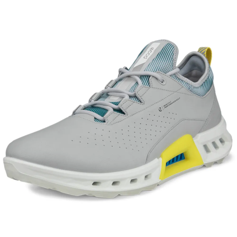 Ecco Biom C4 Gore-Tex Spikeless Waterproof Shoes - Concrete/Baygreen Walk with Purpose Flash Sale