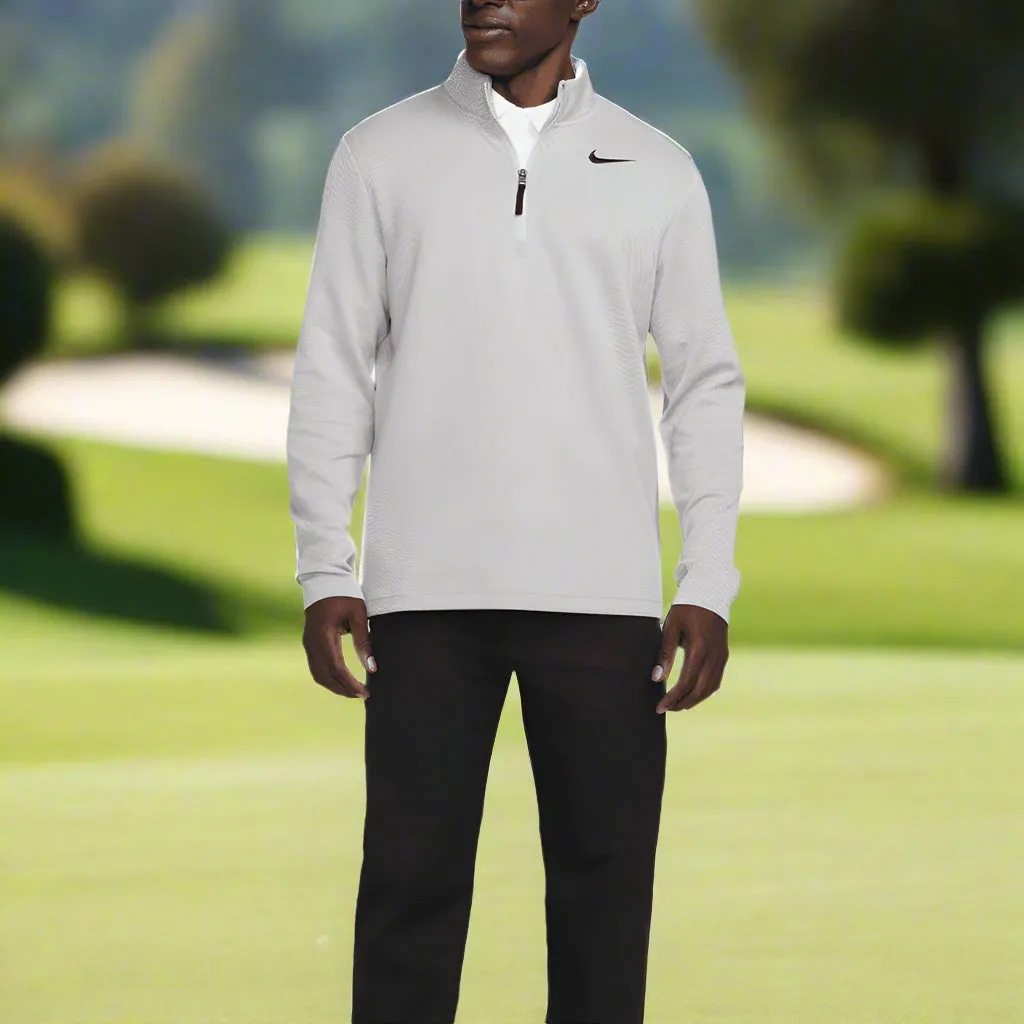 Be Unstoppable Nike Victory Dri-Fit Therma Flex 1/2 Zip Pullover - Wolf Grey/Black/Black
