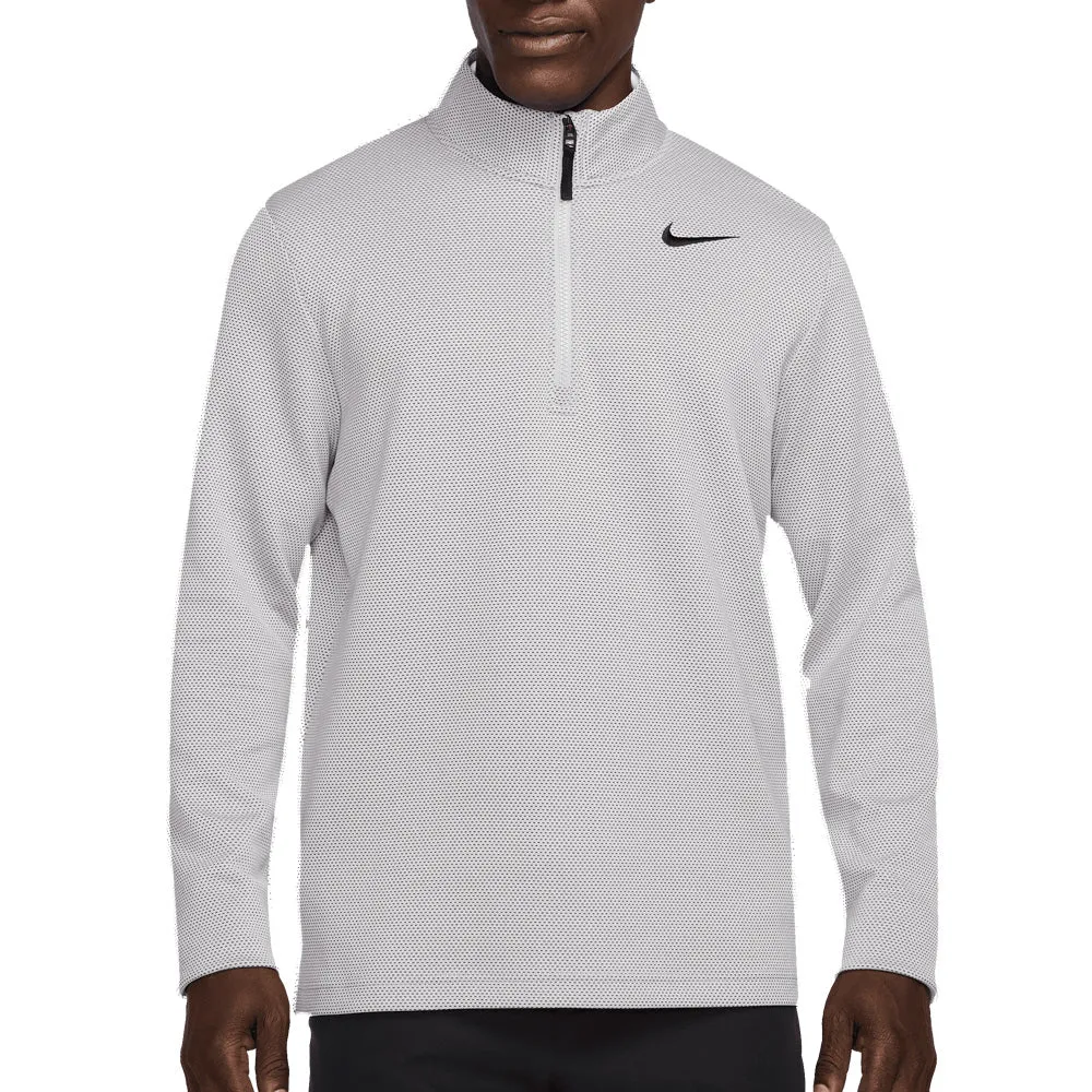 Own the Moment Walk with Purpose Nike Victory Dri-Fit Therma Flex 1/2 Zip Pullover - Wolf Grey/Black/Black
