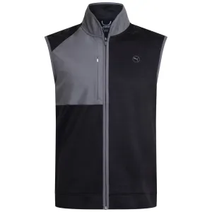 Autumn Sale Dress from the Feet Up Puma Cloudspun Gilet - Black Heather/Slate Sky