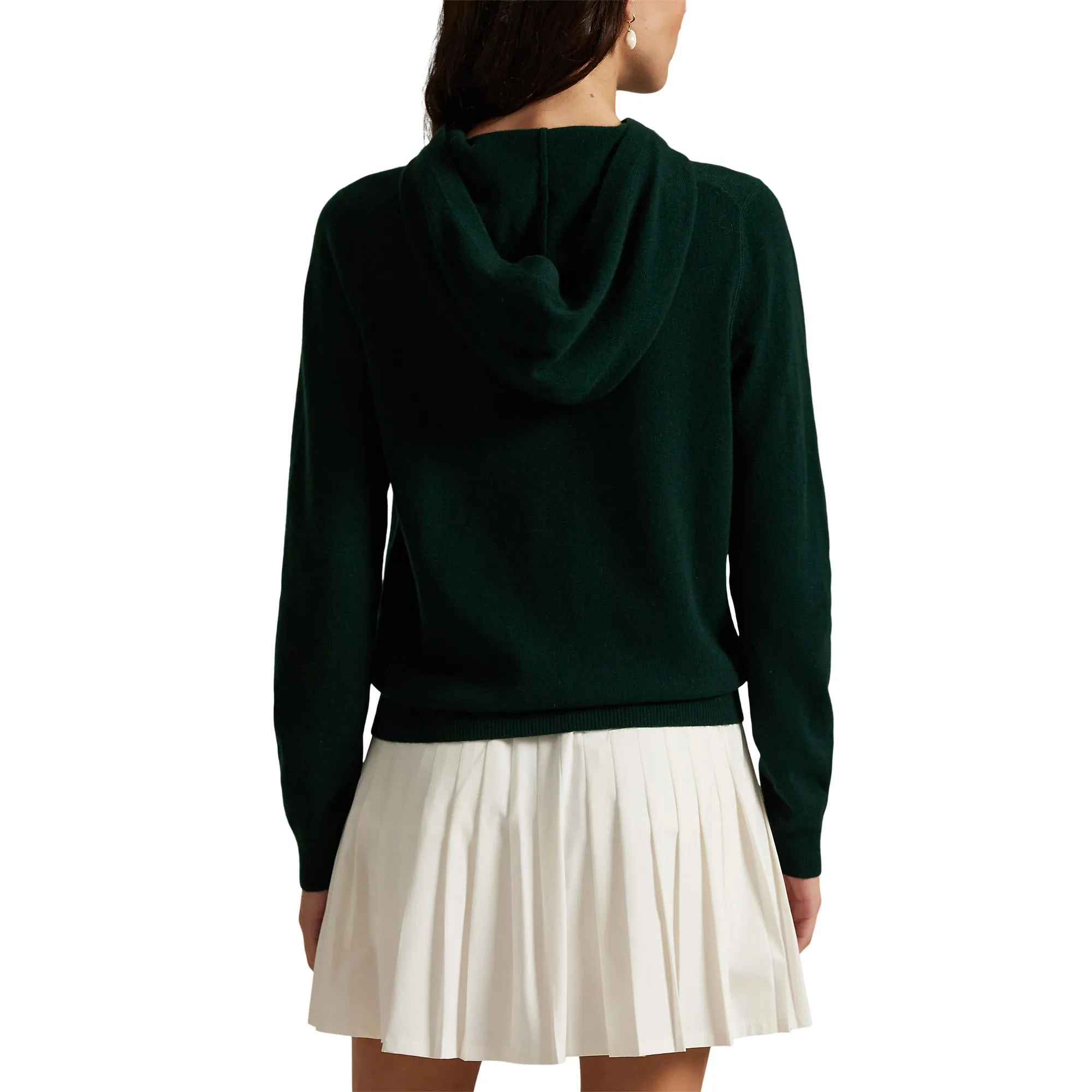 Rlx Ralph Lauren Women'S Cashmere Hoodie - Moss Agate Built to Move You