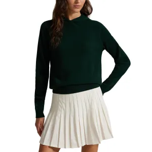Rlx Ralph Lauren Women'S Cashmere Hoodie - Moss Agate Built to Perform Redefine Classic