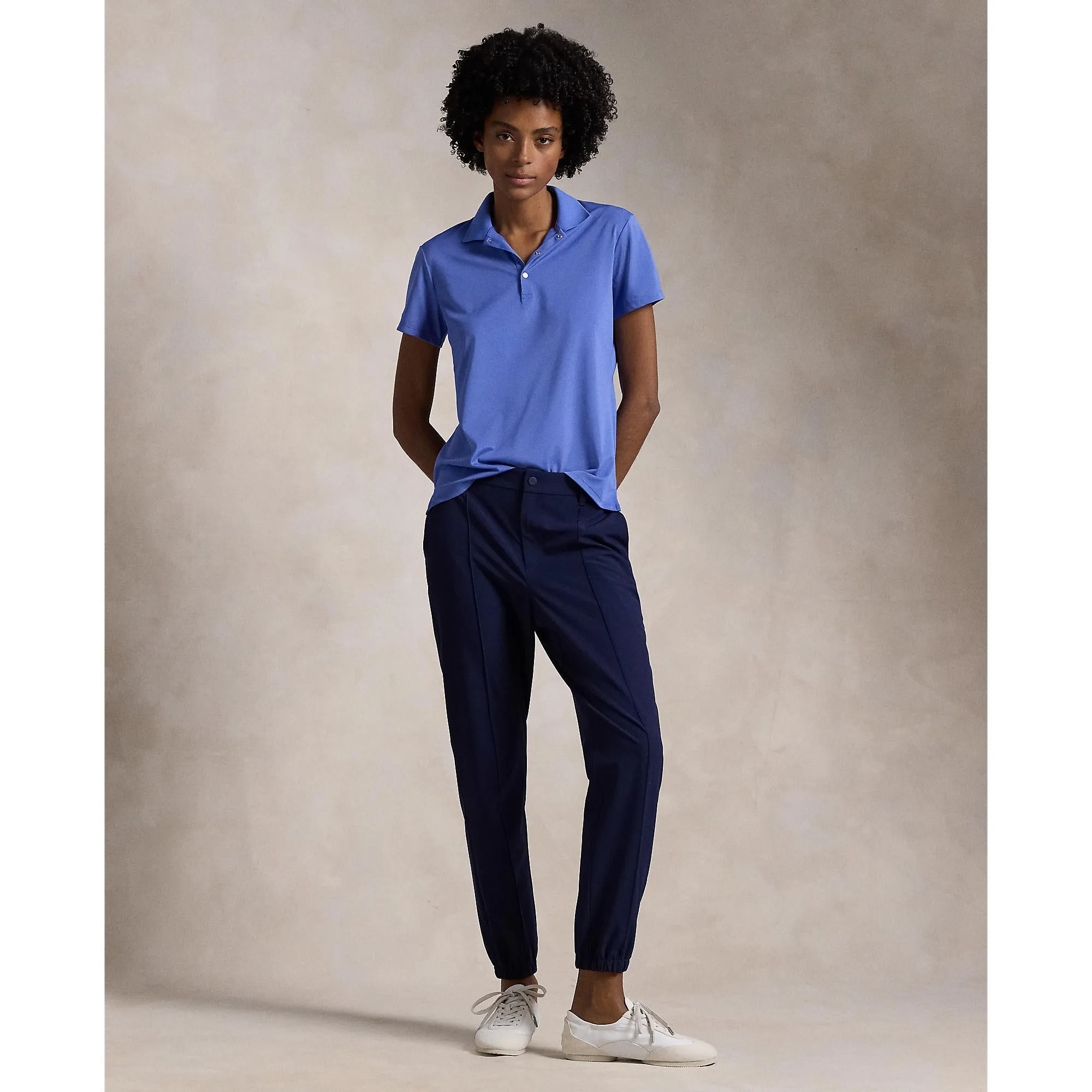 Rlx Ralph Lauren Women'S Tour Performance Golf Shirt - Resort Blue Thanksgiving Day Sale