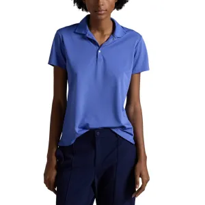 Rlx Ralph Lauren Women'S Tour Performance Golf Shirt - Resort Blue Autumn Sale Deal Of The Century