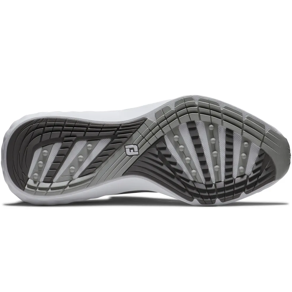 Own the Streets Halloween Sale Footjoy Quantum Spikeless Shoes - White/Grey/Silver