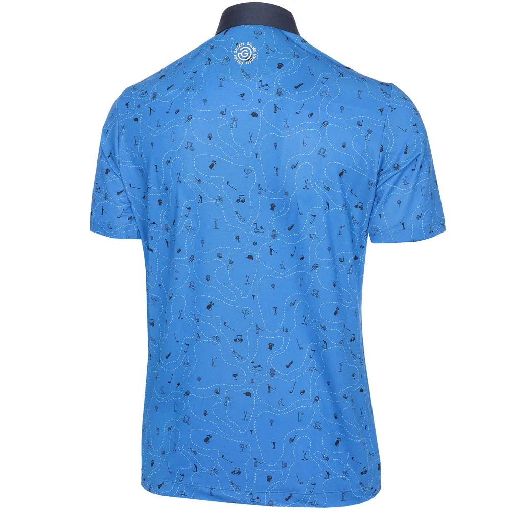 Confidence Starts Here Galvin Green Miro V8  Polo Shirt - Blue/Navy