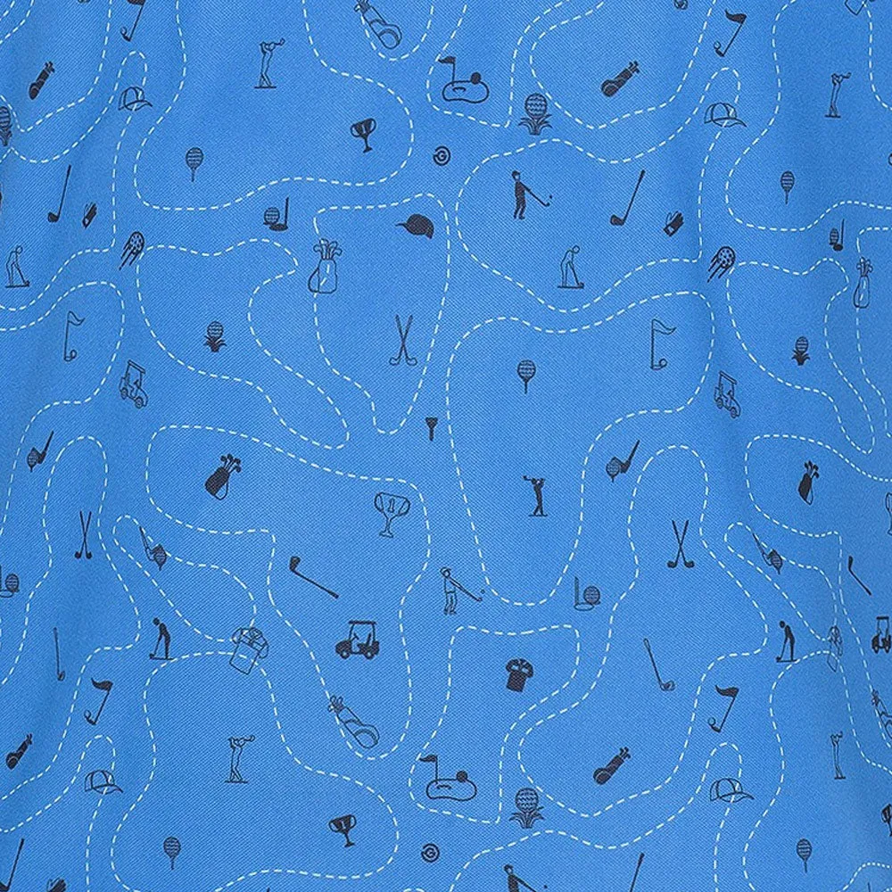 No Limits, Just Style Dare to Lead Galvin Green Miro V8  Polo Shirt - Blue/Navy